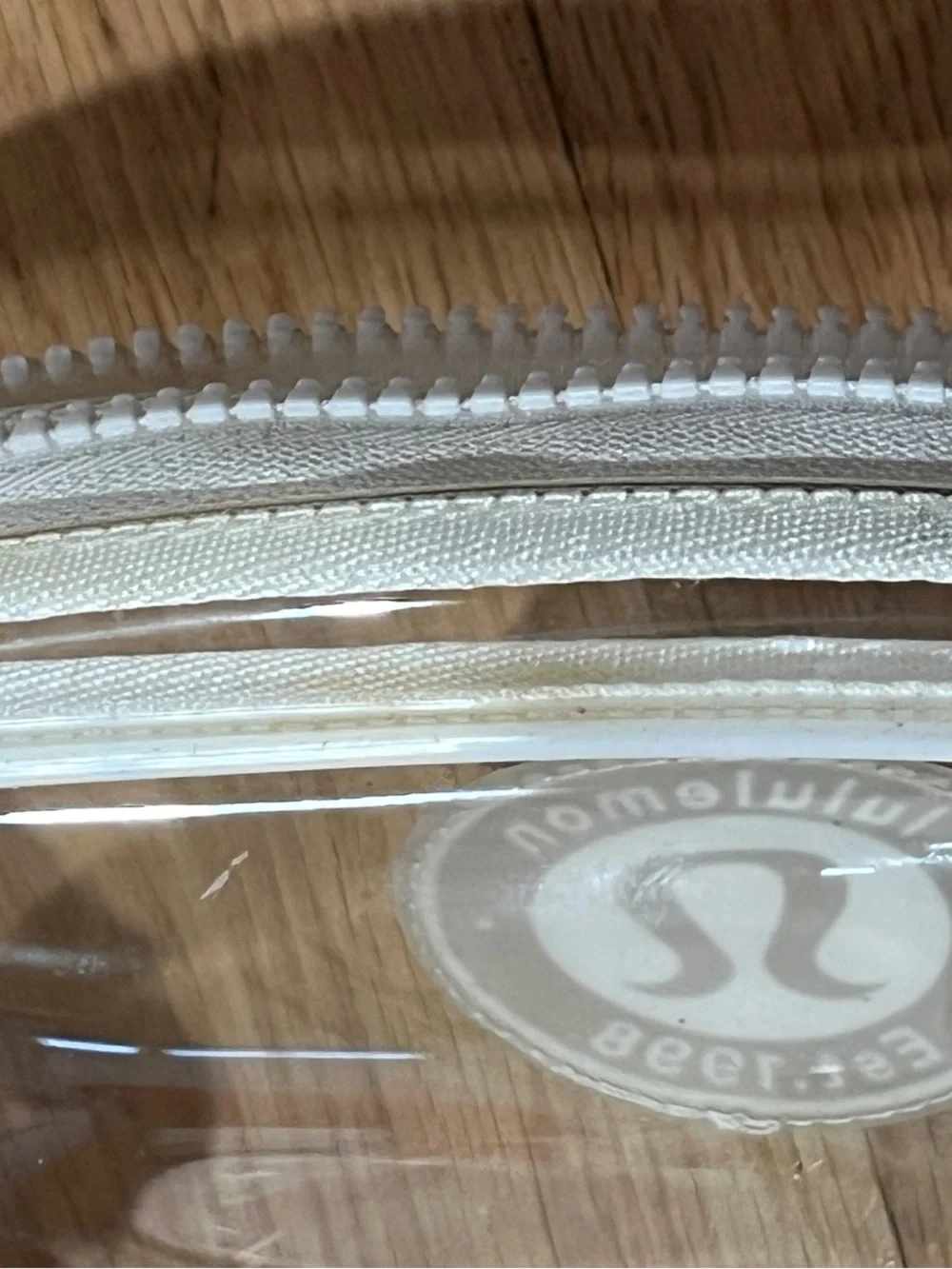 lululemon athletica Clear White Belt Bag